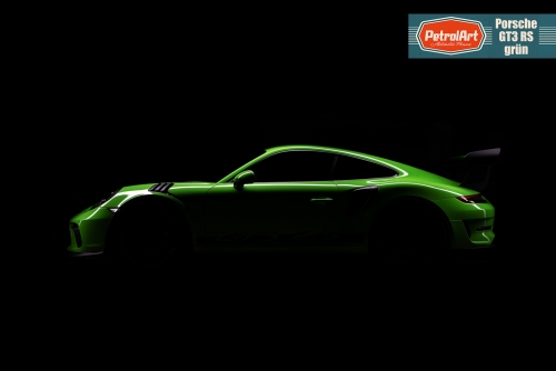 AutoSilhouette - Porsche - GT3RS - grün